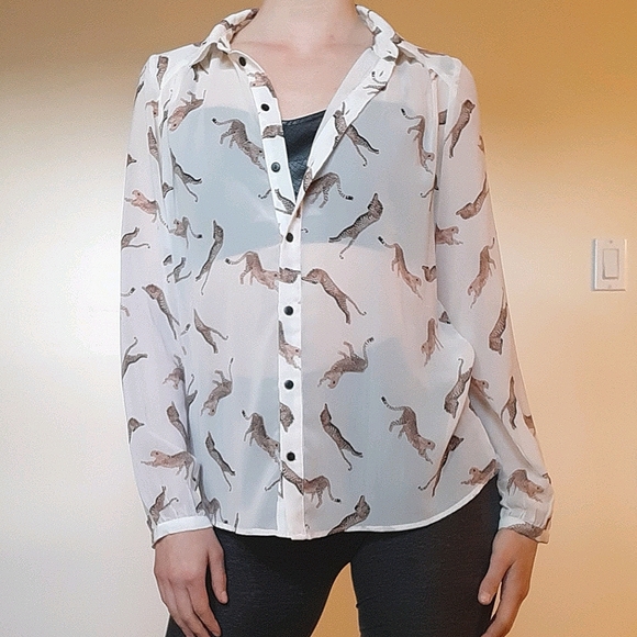 Vero Moda Leopard Blouse - Picture 4 of 7
